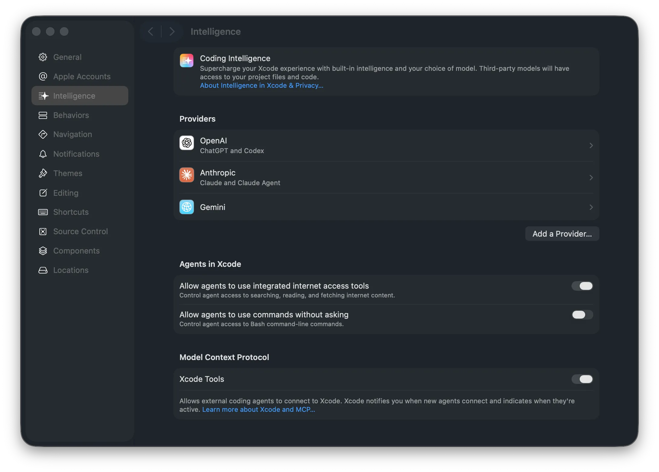 Enable Xcode Tools